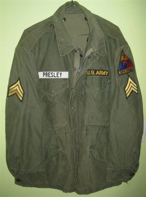 elvis presley army jacket replica|elvis presley before he died.